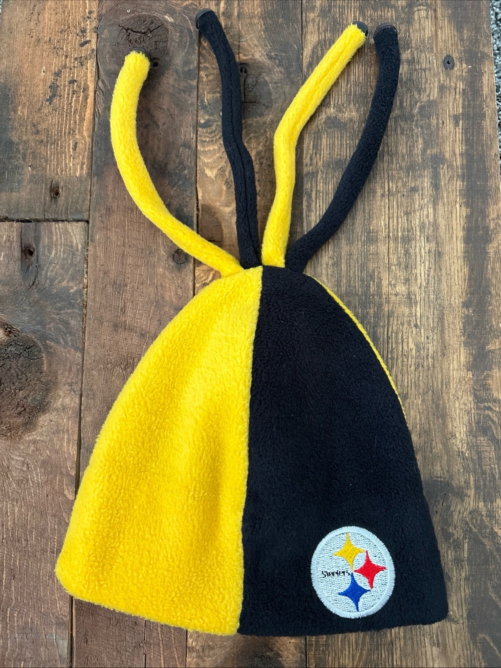 Game Day Pittsburgh Steelers NFL Winter Dreadlock Crazy Hair Beanie Football Hat
